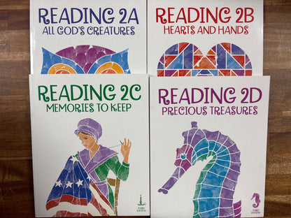 BJU Press Reading 2 Third Edition Readers Set 2A-2D