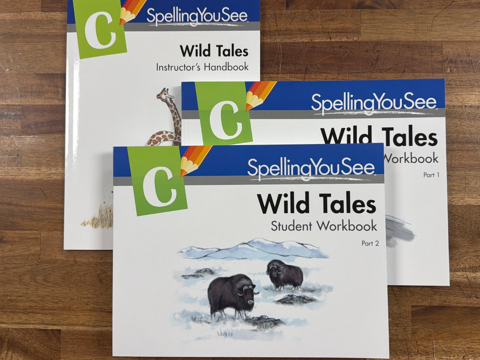 SpellingYouSee Wild Tales Level C Complete Set - Handbook & Workb