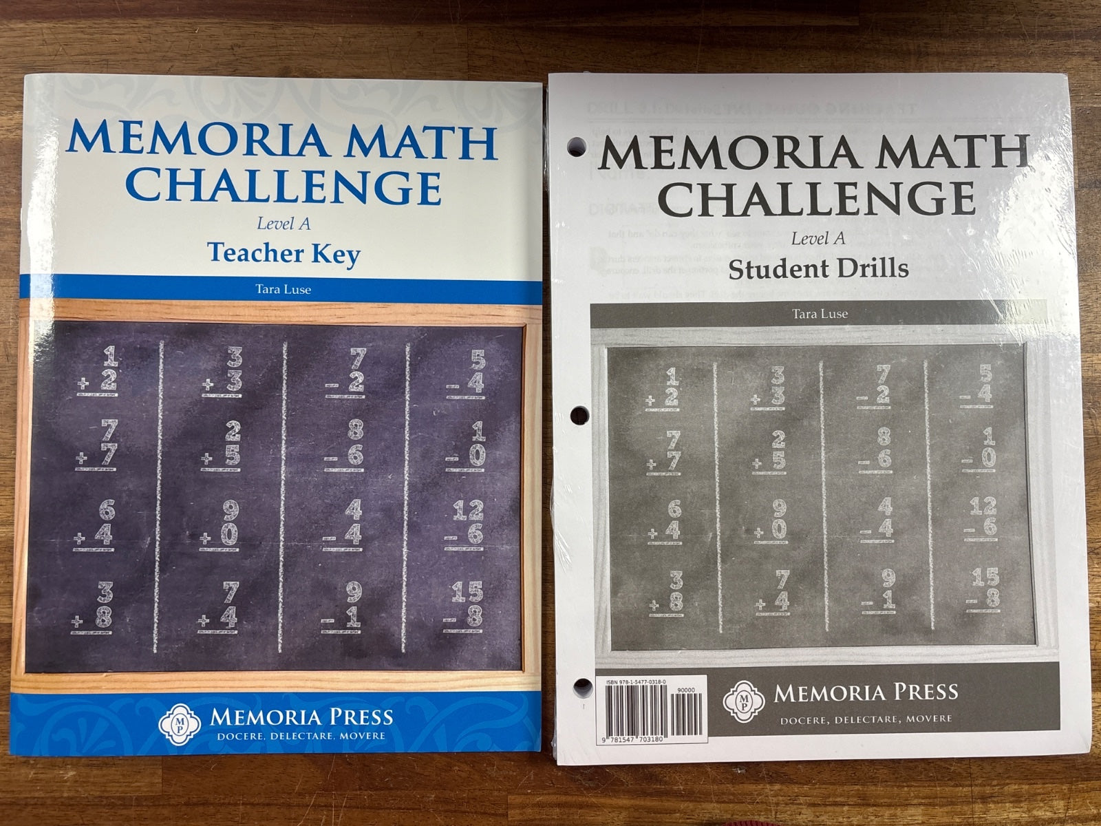 Memoria Press Math Challenge Level a Teacher Key & Drills Set — front cover