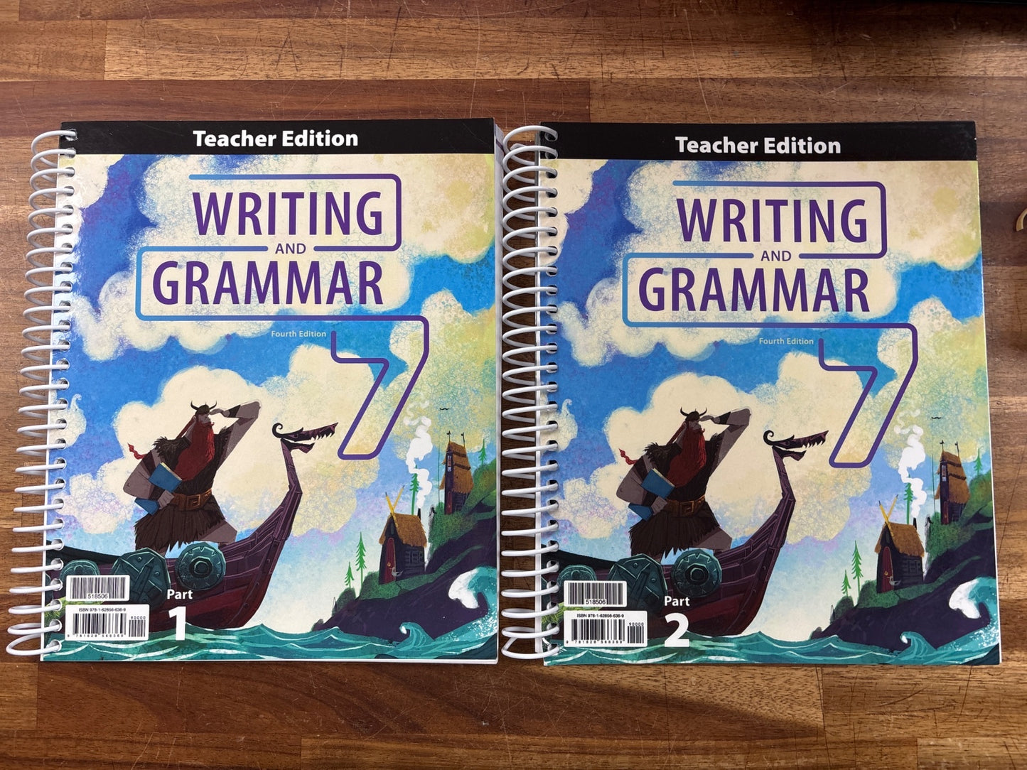 BJU Press Writing and Grammar 7 Teacher Edition Set Parts 1&2