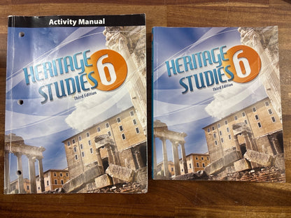 BJU Press Heritage Studies 6 Student Text & Activity Manual 3rd E — front cover