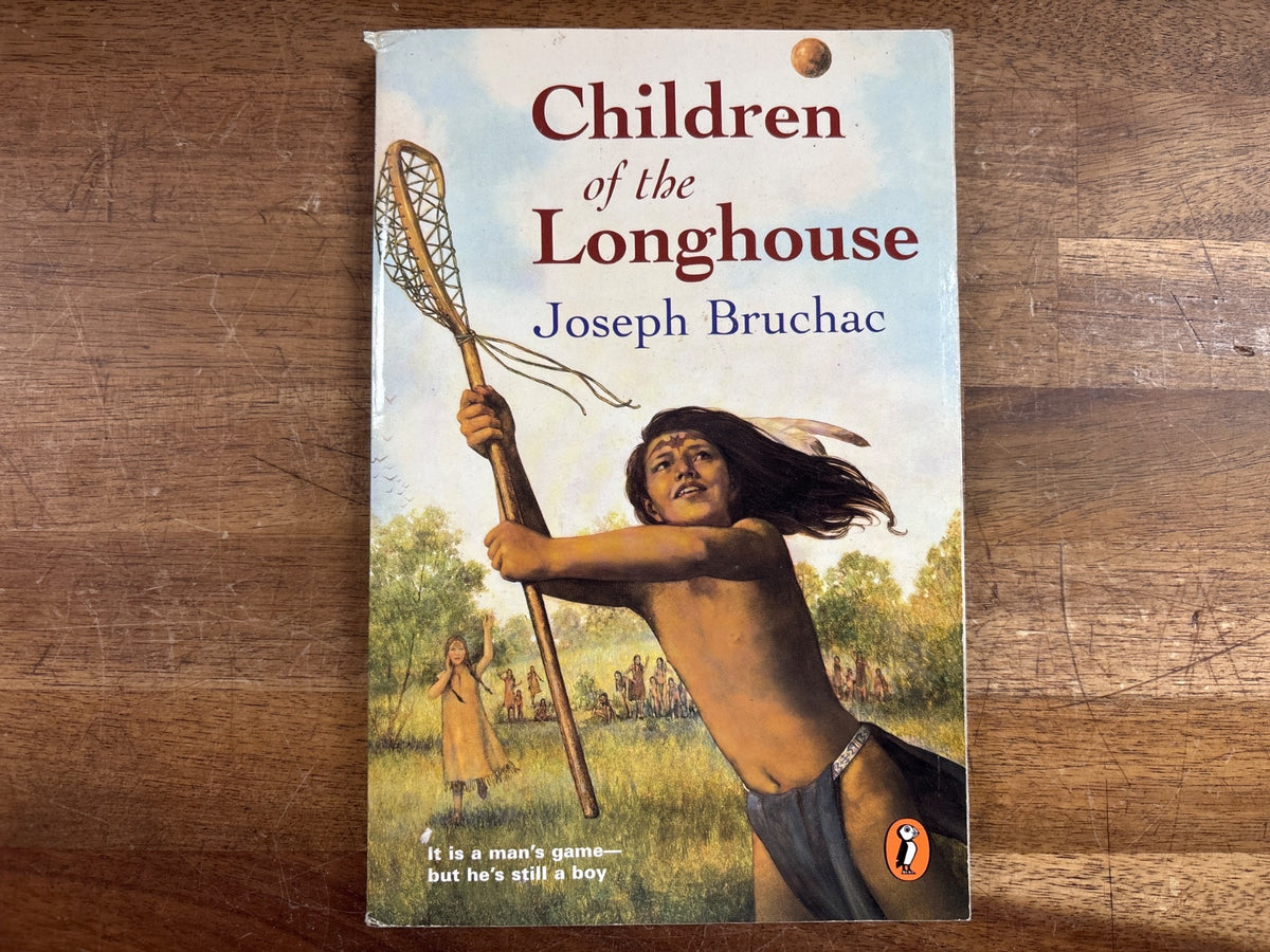 Children of the Longhouse by Joseph Bruchac - Puffin Ed. — front cover