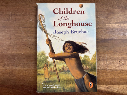 Children of the Longhouse by Joseph Bruchac - Puffin Ed. — front cover