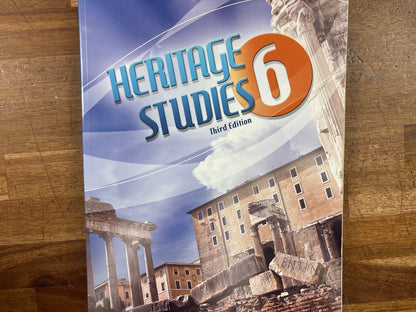 BJU Press Heritage Studies 6 Student Text Third Edition