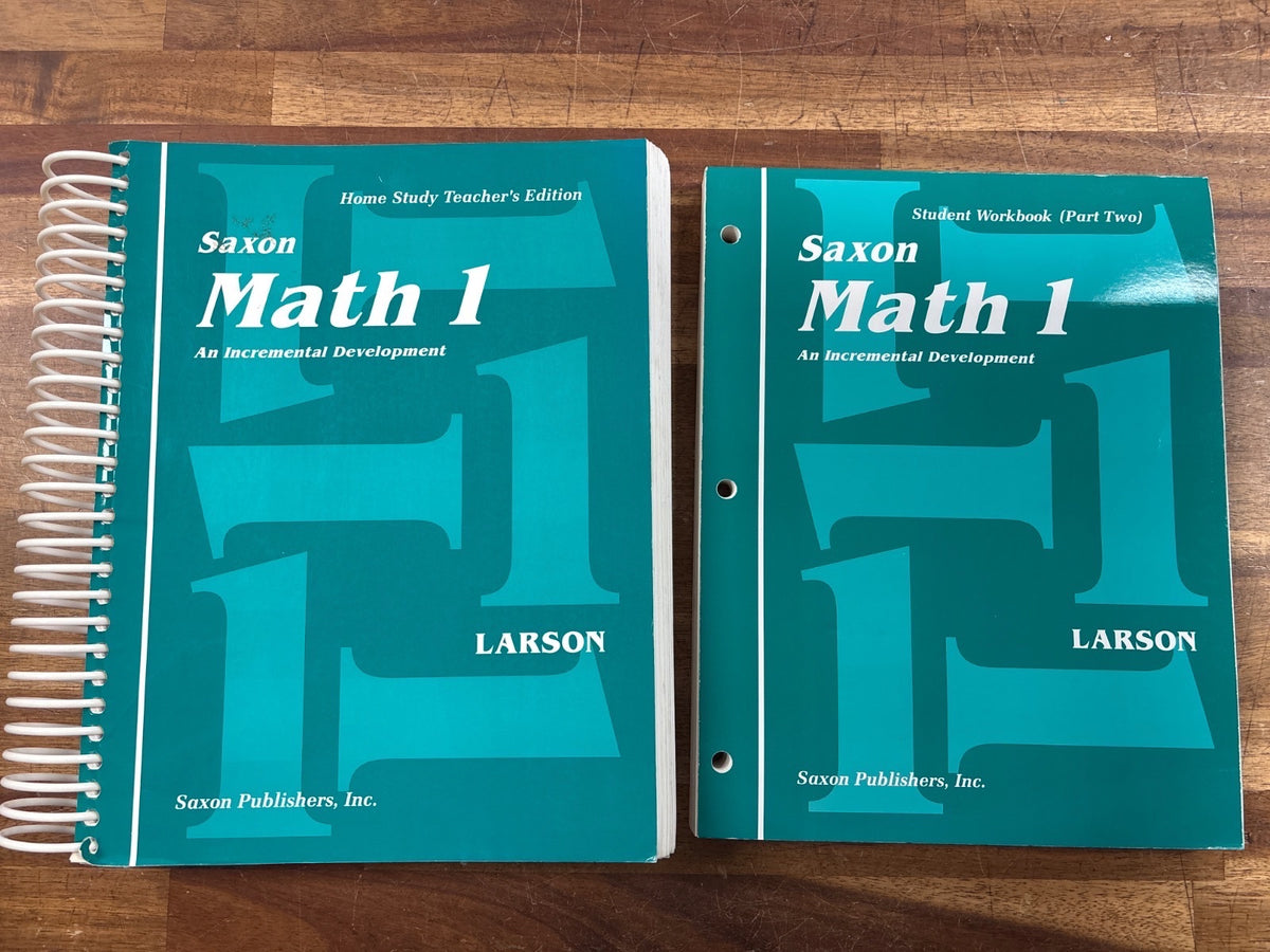 Saxon Math 1 Teacher's Edition & Student Workbook Part 2