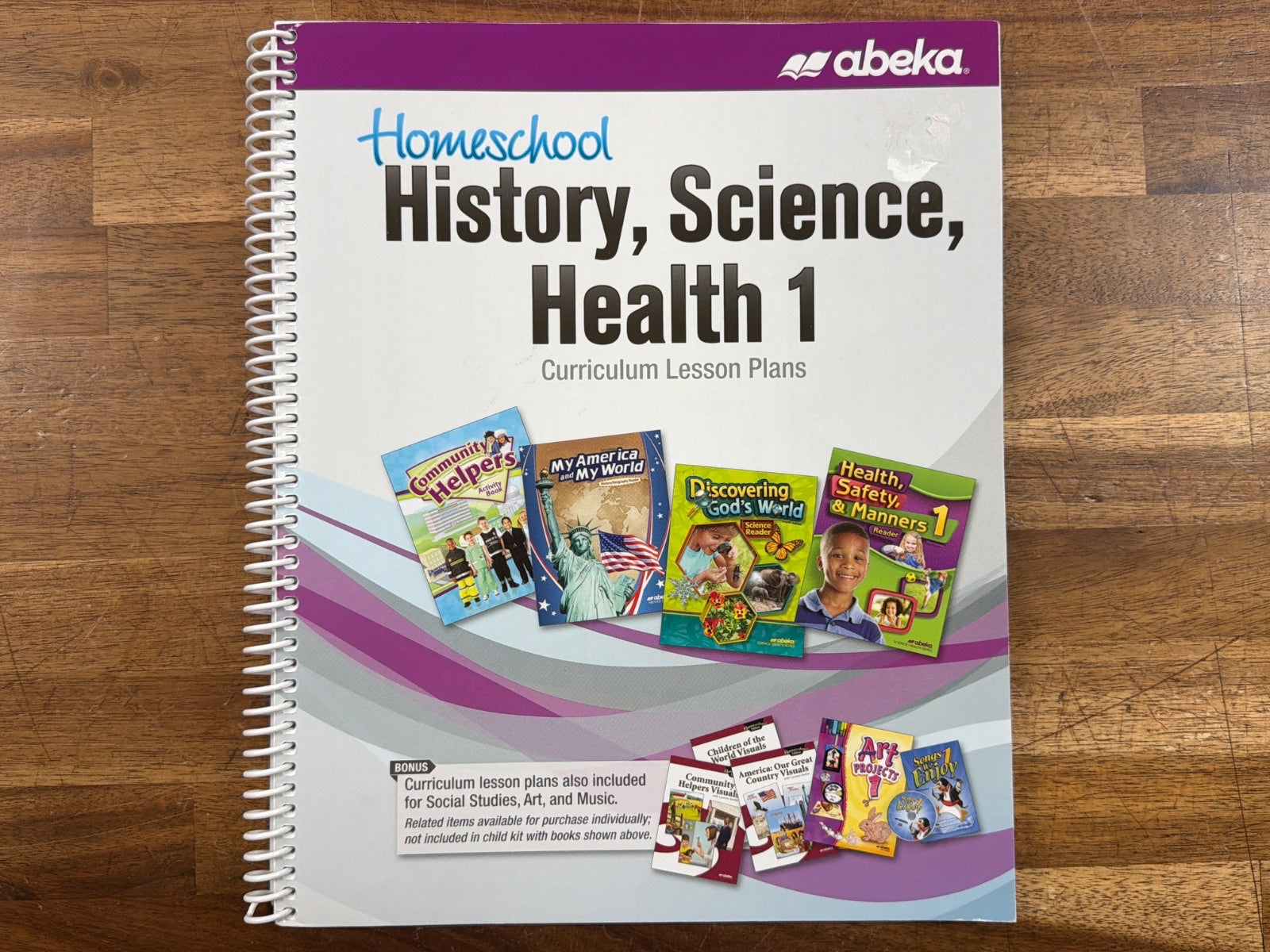 Abeka Homeschool History Science Health 1 Curriculum Lesson Plans