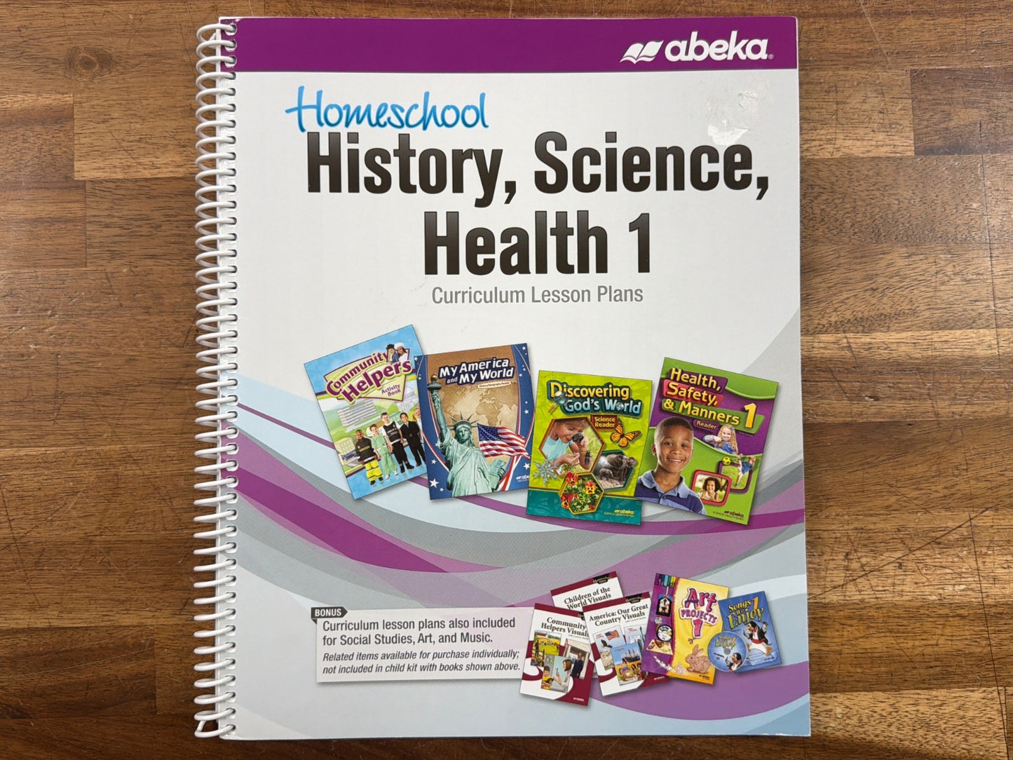 Abeka Homeschool History Science Health 1 Curriculum Lesson Plans