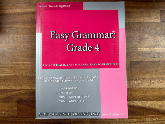 Easy Grammar Grade 4 Teacher Edition — Good