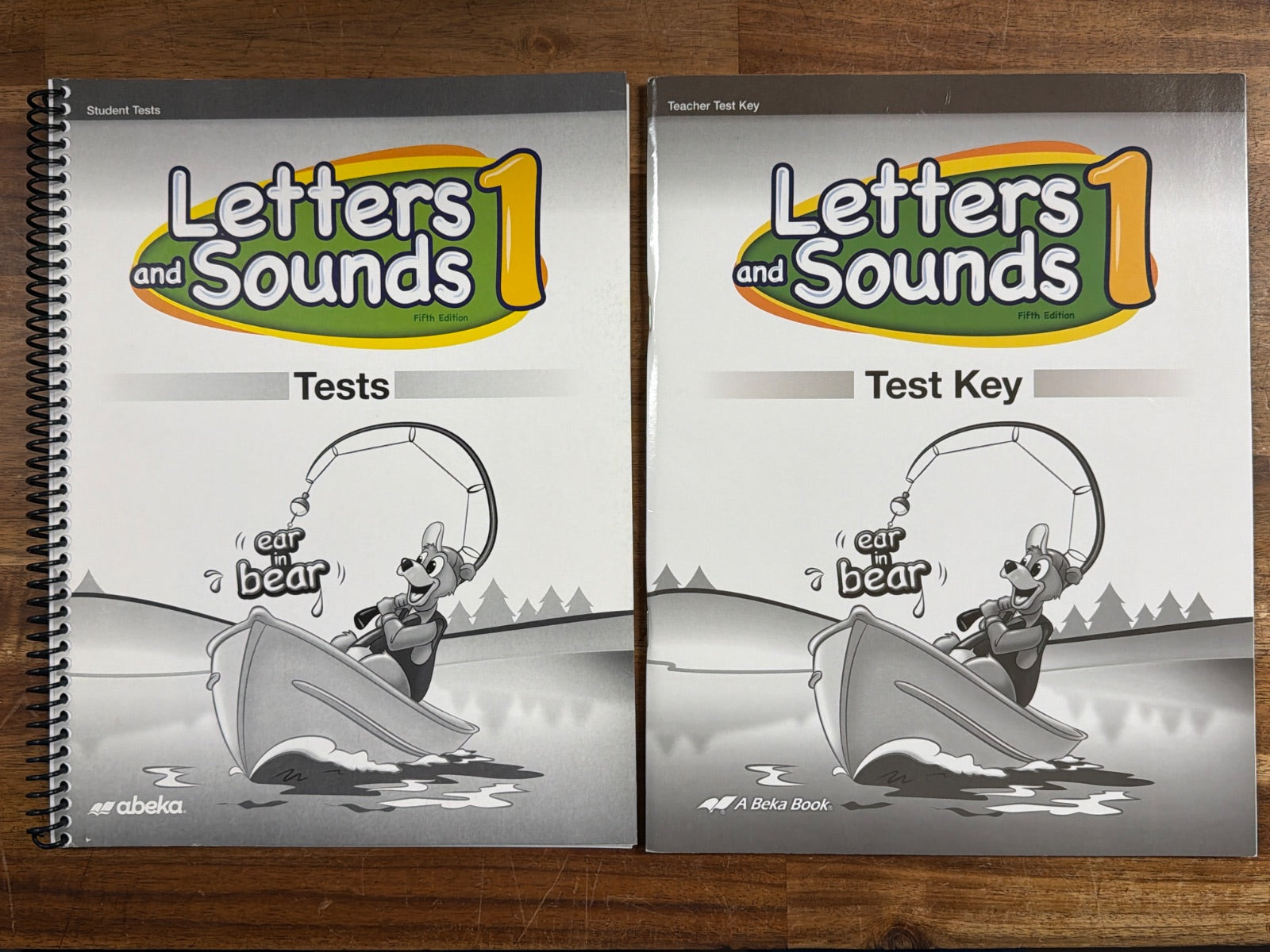 Abeka Letters and Sounds 1 Student Tests & Test Key Set — front cover