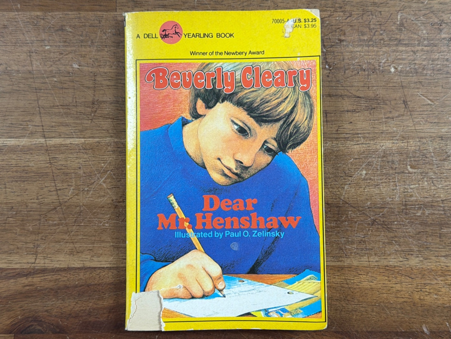 Dear Mr. Henshaw by Beverly Cleary - Dell Yearling Newbery
