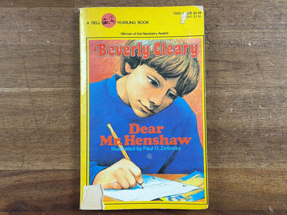 Dear Mr. Henshaw by Beverly Cleary - Dell Yearling Newbery
