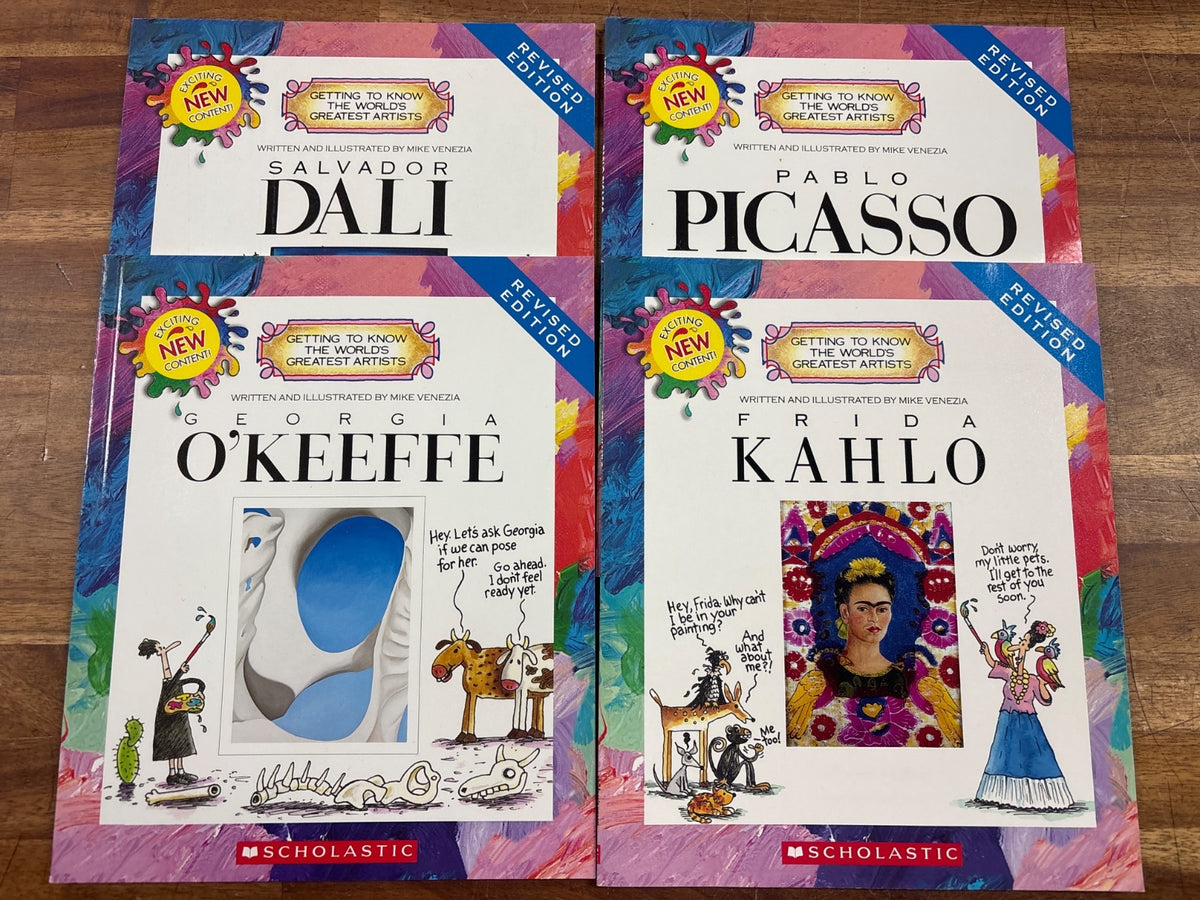 Getting to Know Artists: Dali, Picasso, O'Keeffe, Kahlo Set — front cover