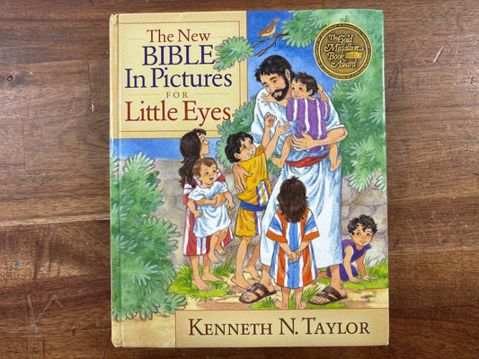 The New Bible in Pictures for Little Eyes by K. Taylor — front cover