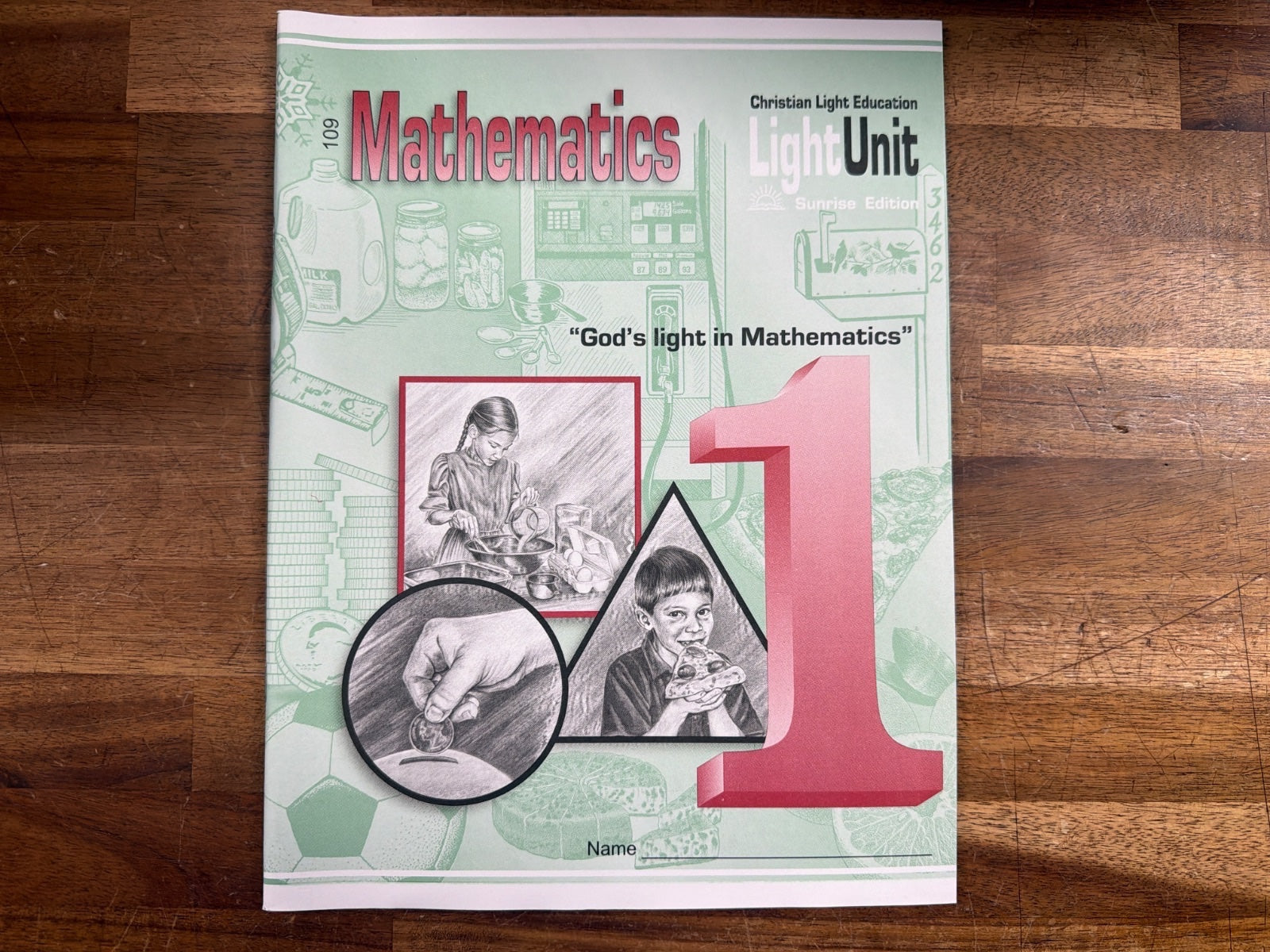 Christian Light Education Mathematics LightUnit 109 Grade 1