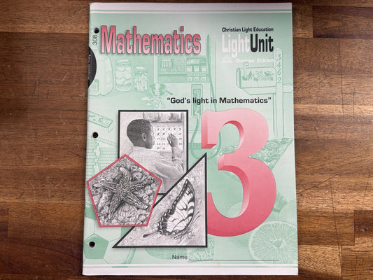 CLE LightUnit 308 Mathematics 3 Answer Key Sunrise Ed