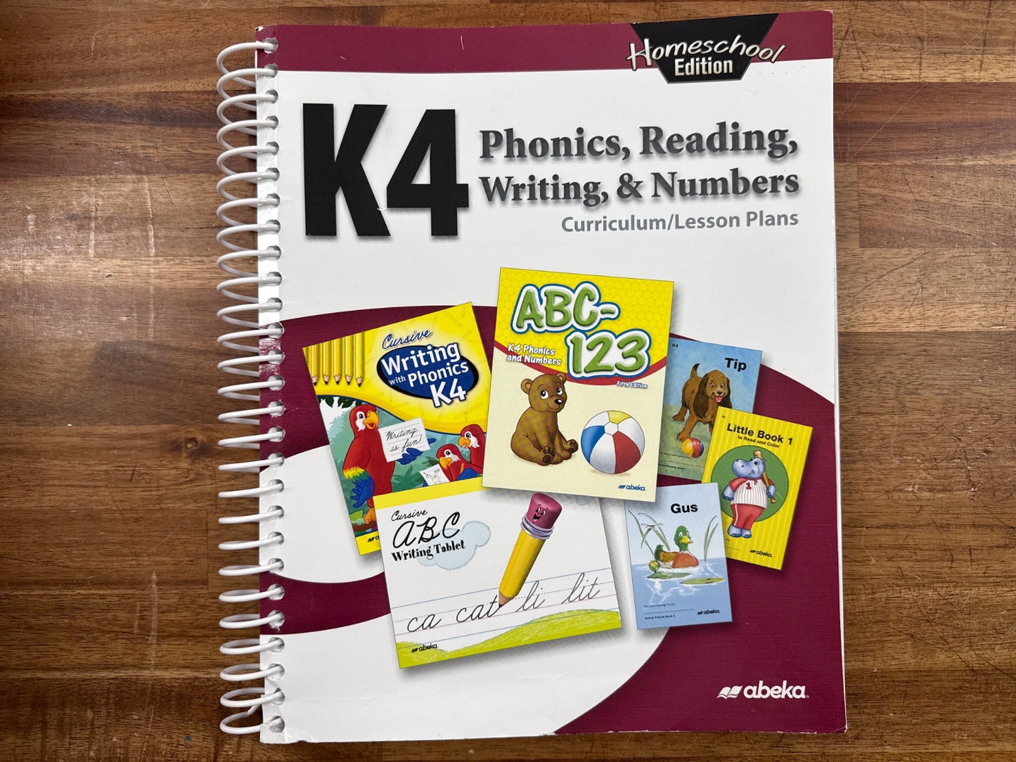 Abeka K4 Phonics Reading Writing Numbers Curriculum Lesson Plans