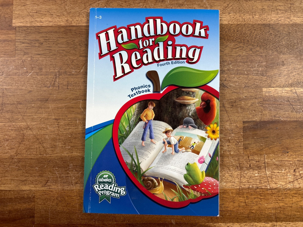 Abeka Handbook for Reading Phonics Textbook 4th Edition — front cover