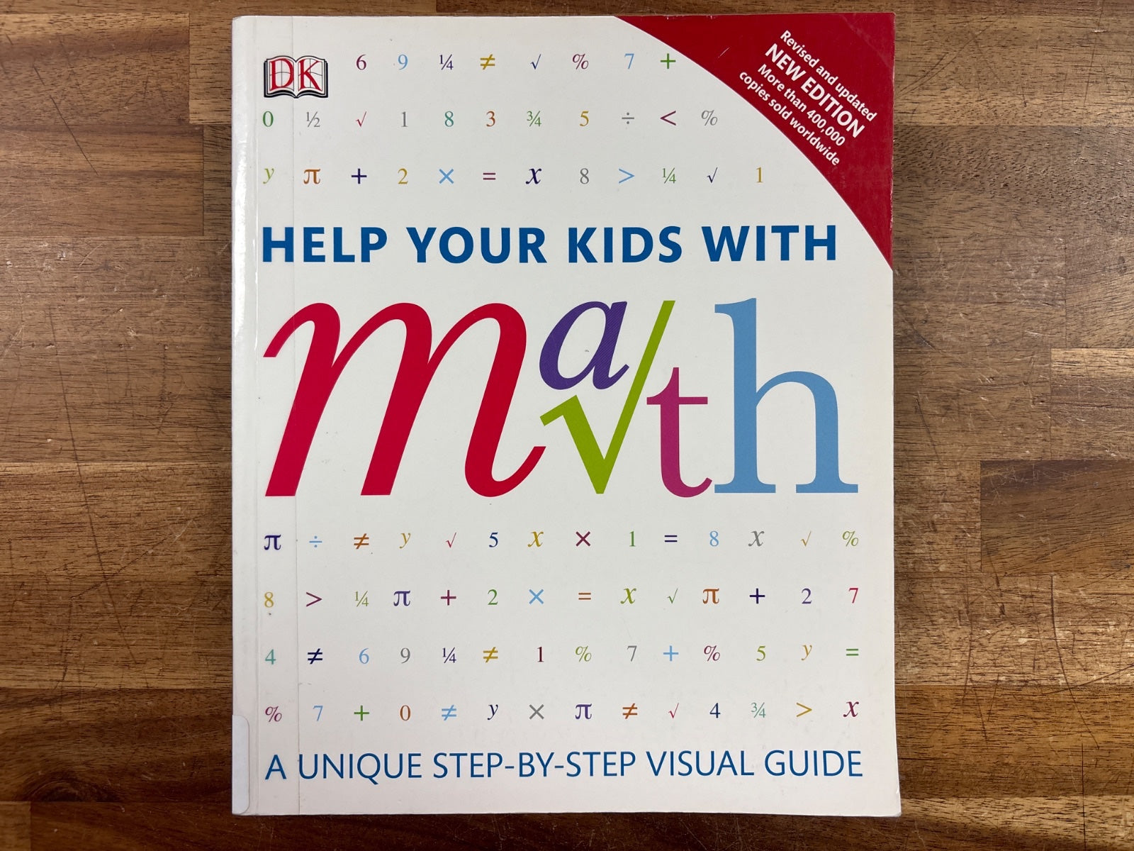 DK Help Your Kids with Math Visual Guide New Edition — front cover