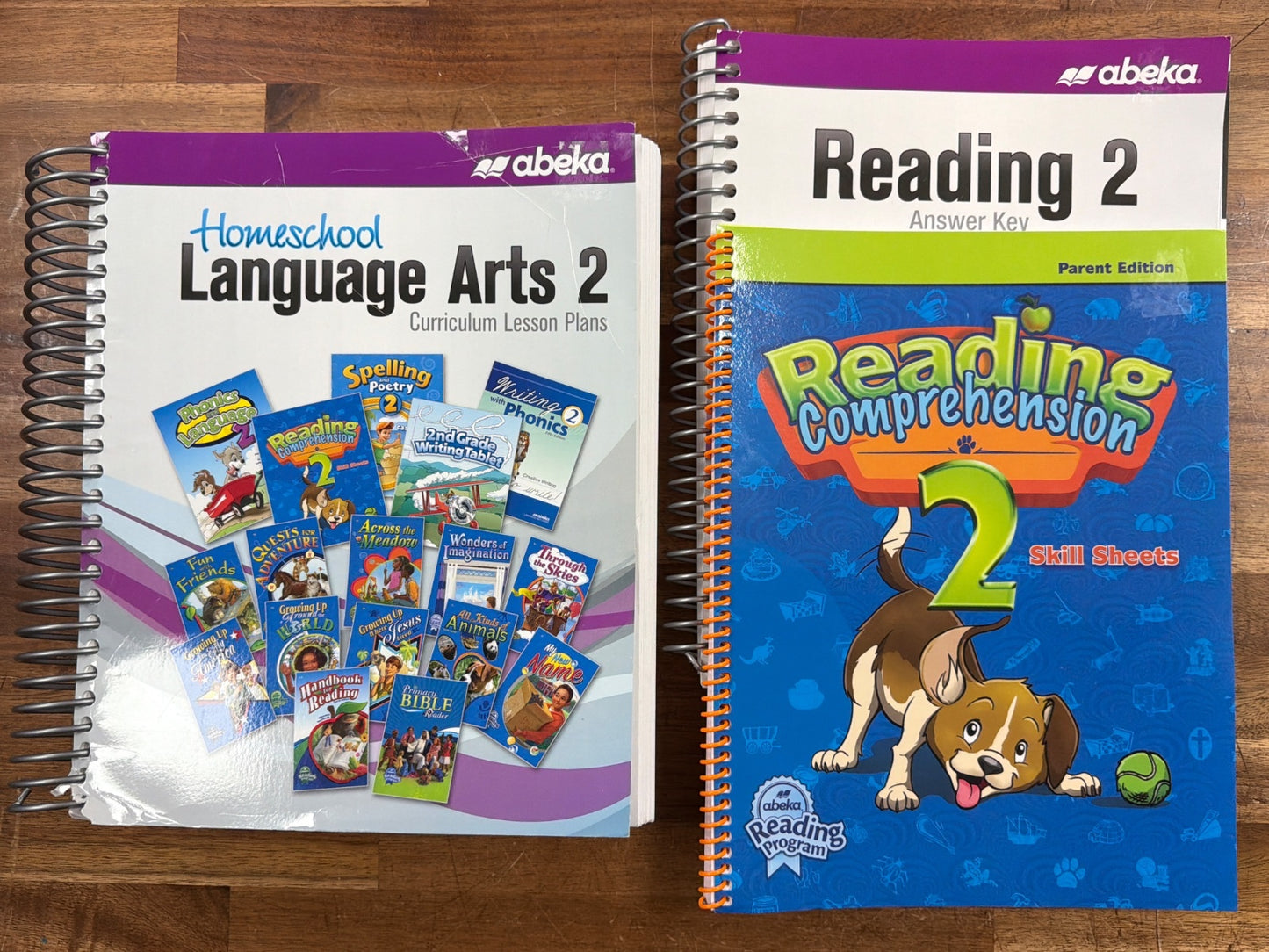 Abeka Homeschool Language Arts 2 Curriculum Lesson Plans Set