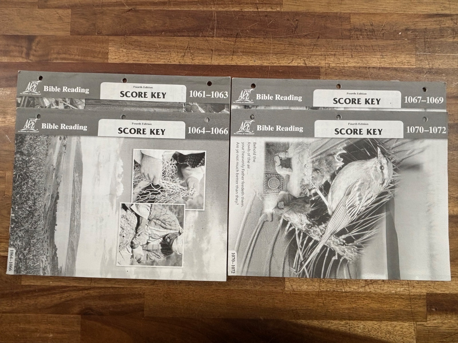 ACE Bible Reading Score Key Set 1061-1072 4th Edition — front cover