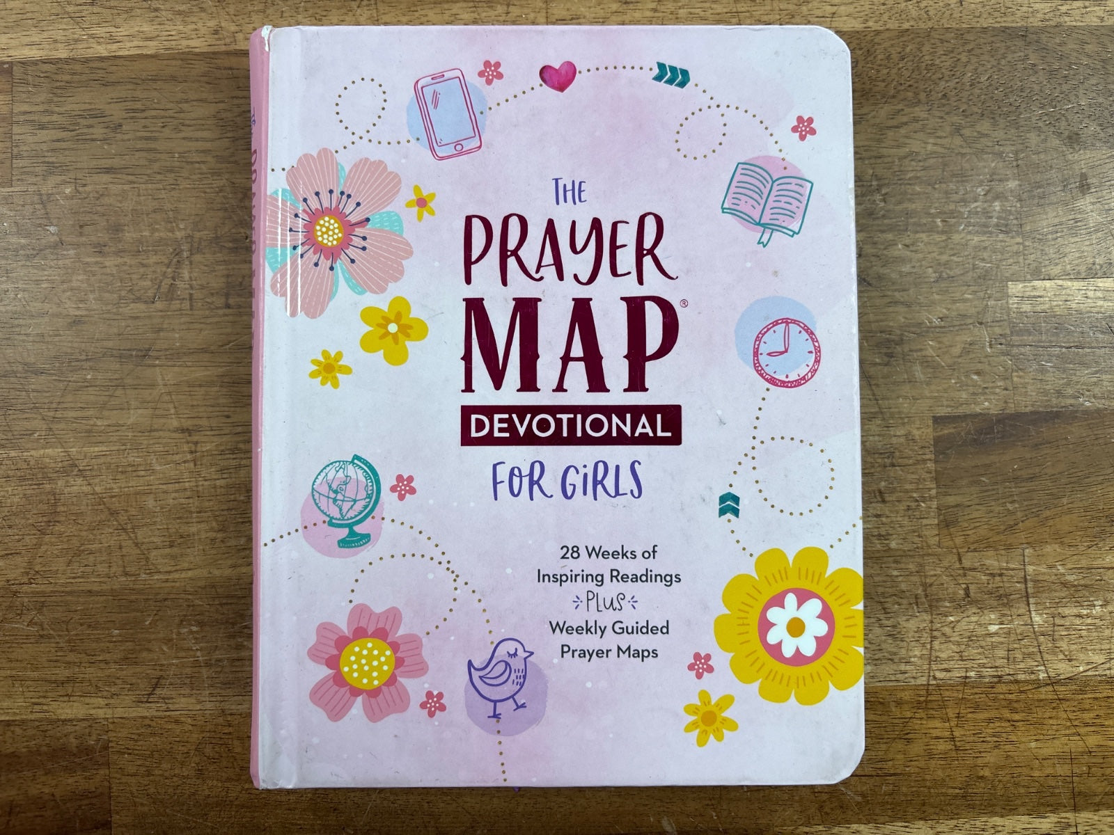 The Prayer Map Devotional for Girls - 28 Weeks — front cover