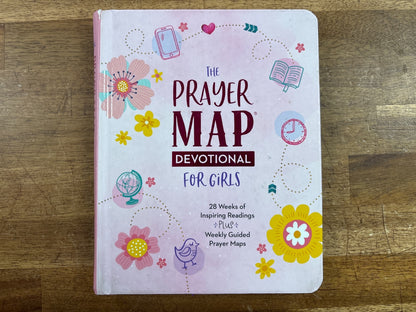 The Prayer Map Devotional for Girls - 28 Weeks — front cover