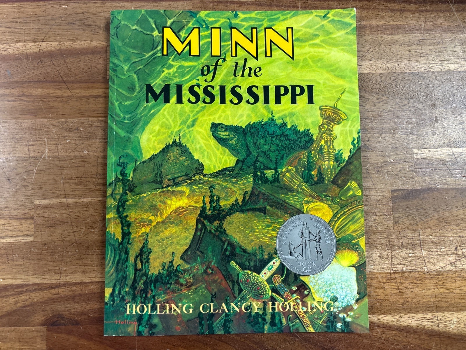 Minn of the Mississippi by Holling Clancy Holling Newbery Honor — front cover