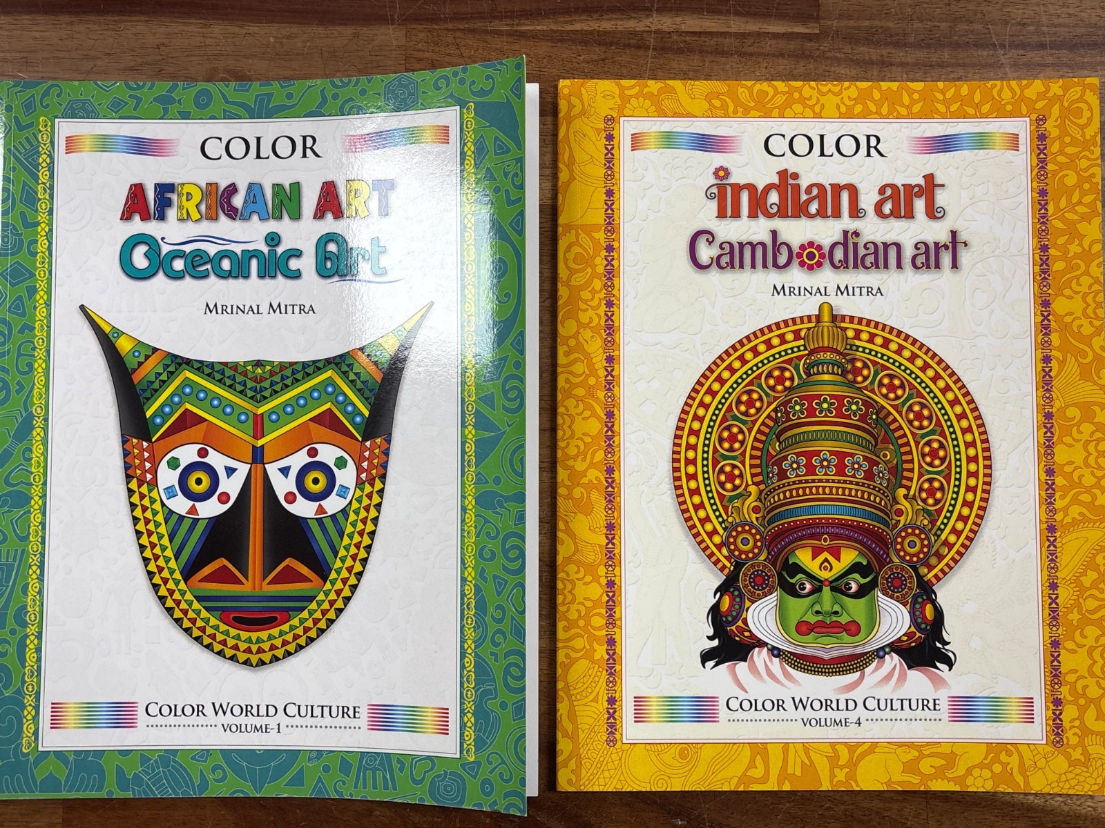 Color World Culture Vol 1 & 4 African Indian Art Mrinal Mitra