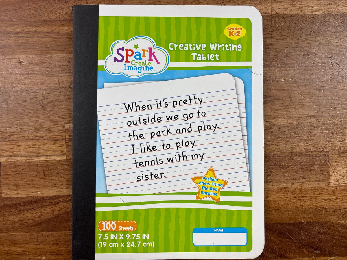 Spark Create Imagine Creative Writing Tablet Grades K-2 — front cover