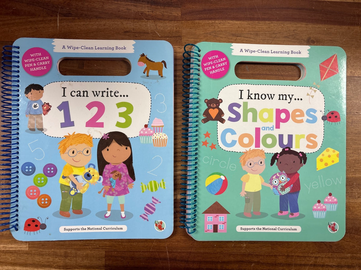 Laughing Lobster Wipe-Clean Learning Books: 123 & Shapes/Colours