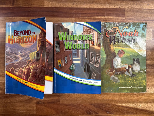 Abeka Reading Program Beyond Horizon Windows World Noah Webster