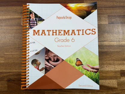 Purposeful Design Mathematics Grade 6 Teacher Edition 2nd Ed