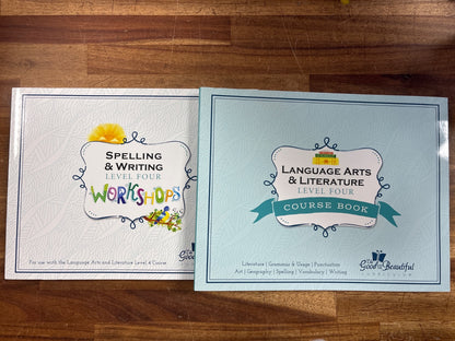 Good and Beautiful Language Arts Level 4 Course Book & Workshops