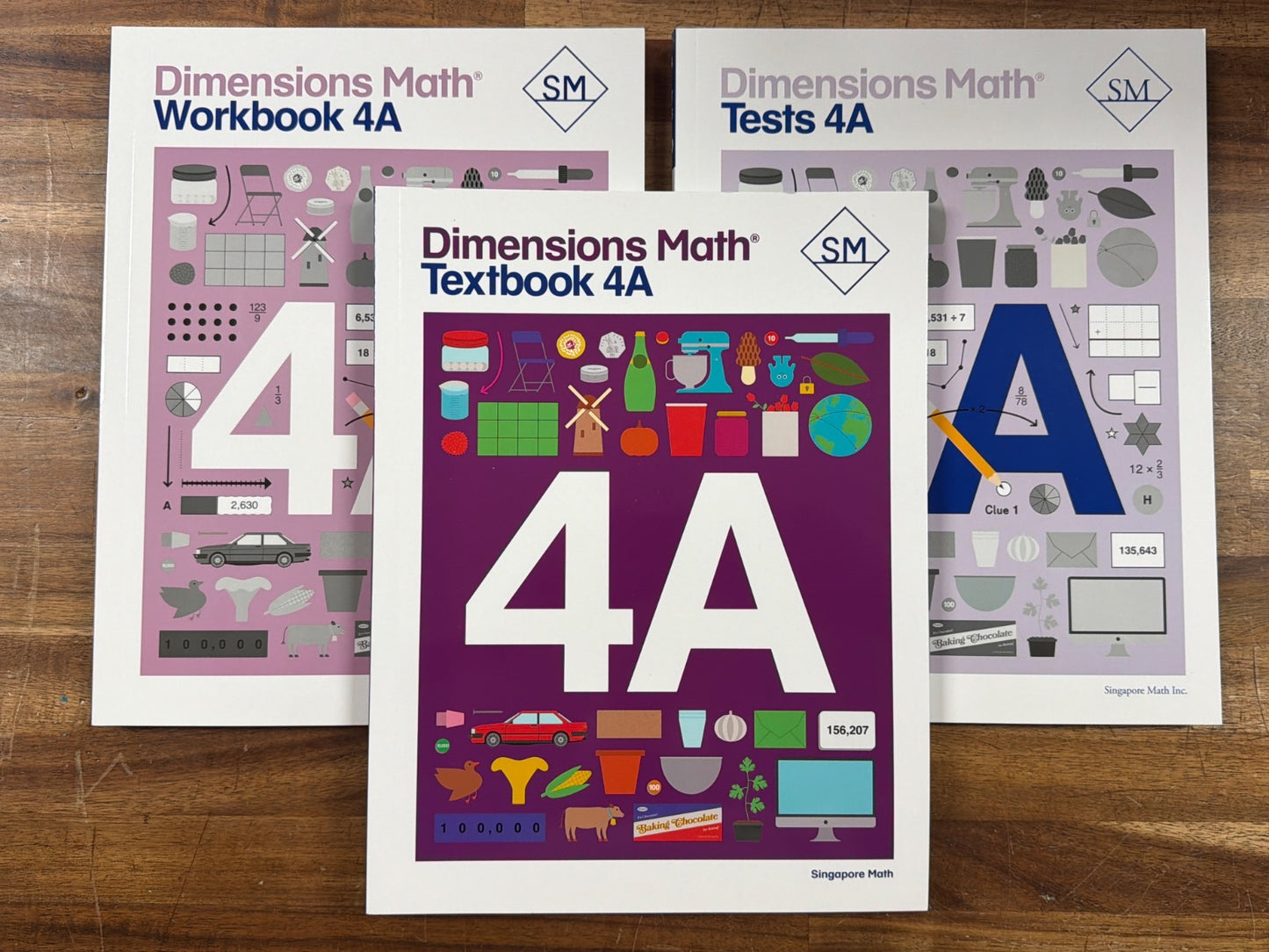 Dimensions Math 4A Textbook, Workbook & Tests Set