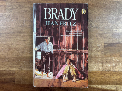 Brady by Jean Fritz - Puffin Novel, Underground Railroad — front cover