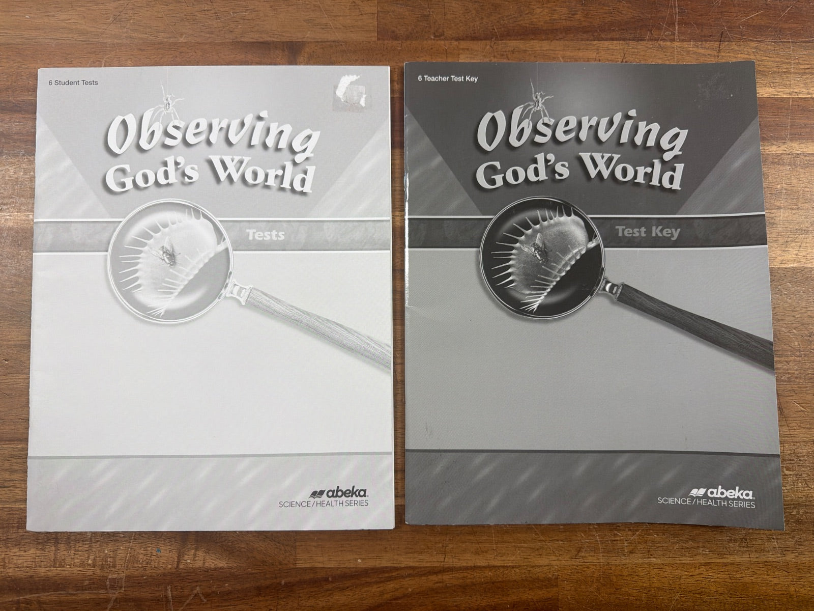 Abeka Observing God's World Tests & Test Key Grade 6 Set