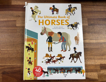 Twirl the Ultimate Book of Horses Interactive Flap Book — front cover