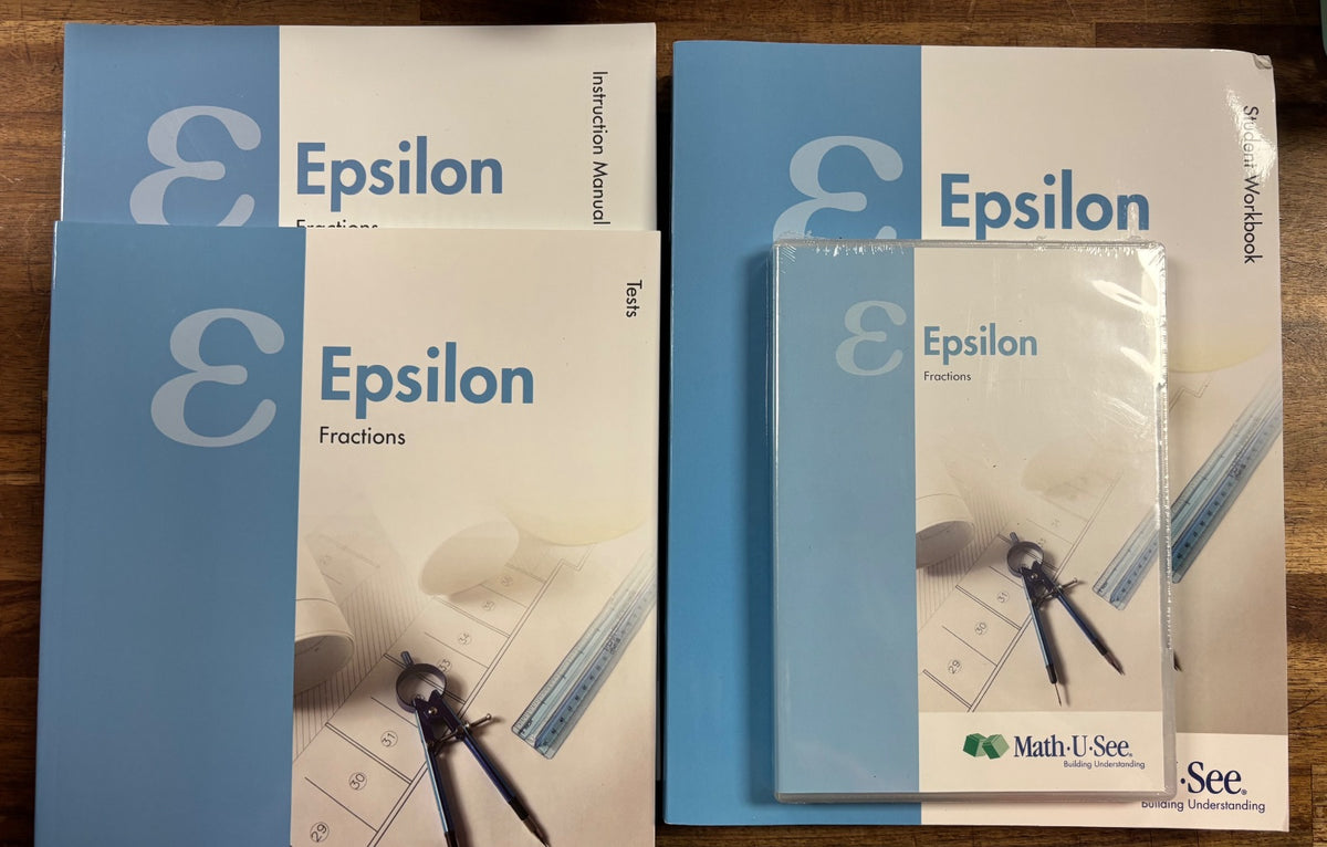 Math-U-See Epsilon Fractions Complete Homeschool Set — front cover
