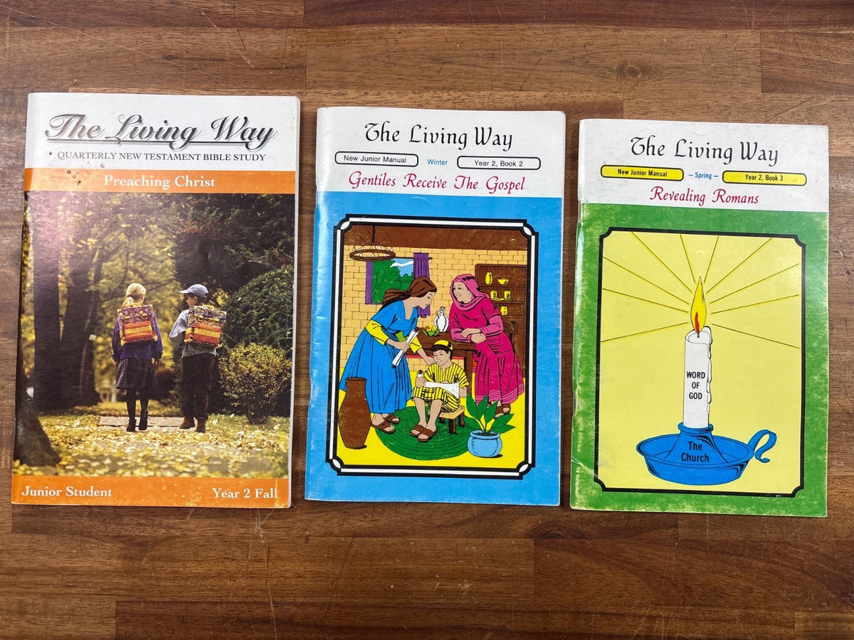 The Living Way New Testament Bible Study Year 2 Booklet Set — front cover