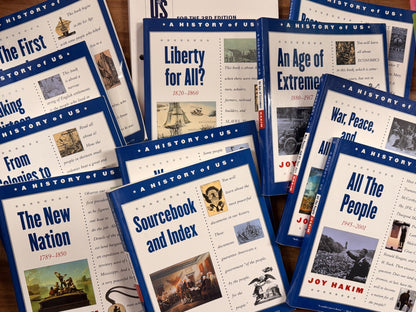 A History of US Joy Hakim 12-Book Set Oxford Press
