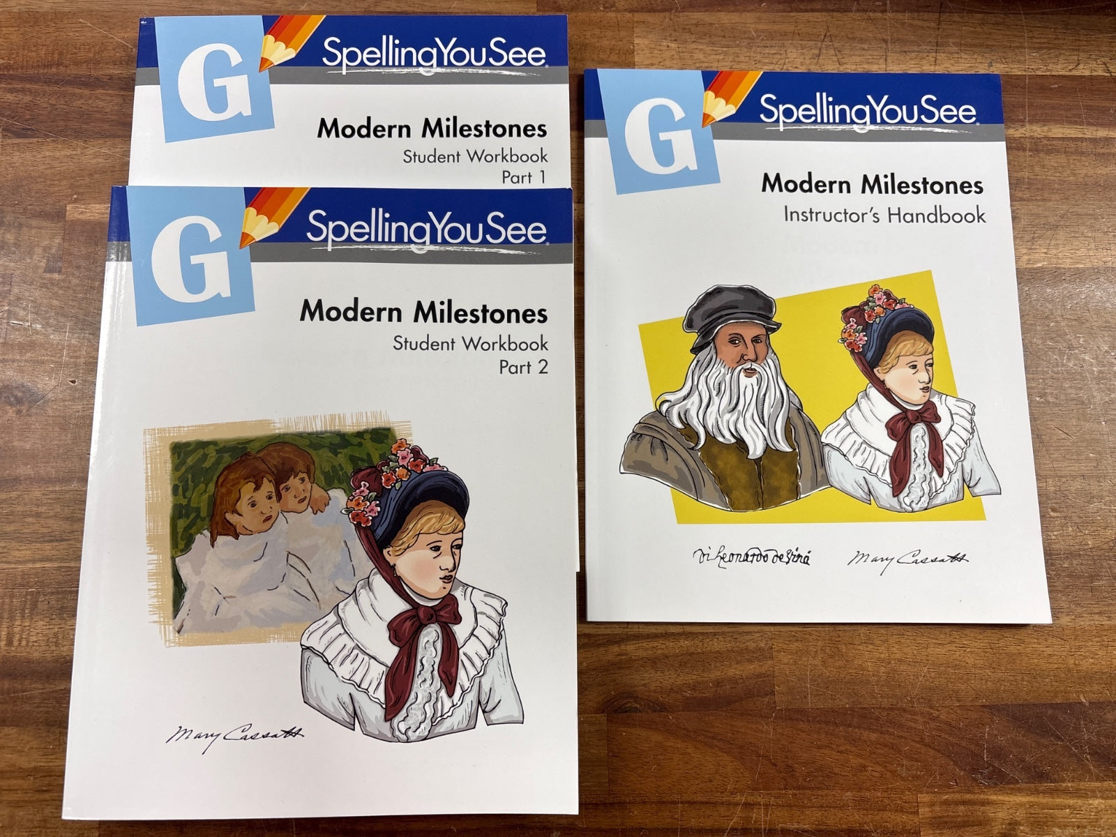 Spelling You See G Modern Milestones Set - Workbooks & Handbook — front cover