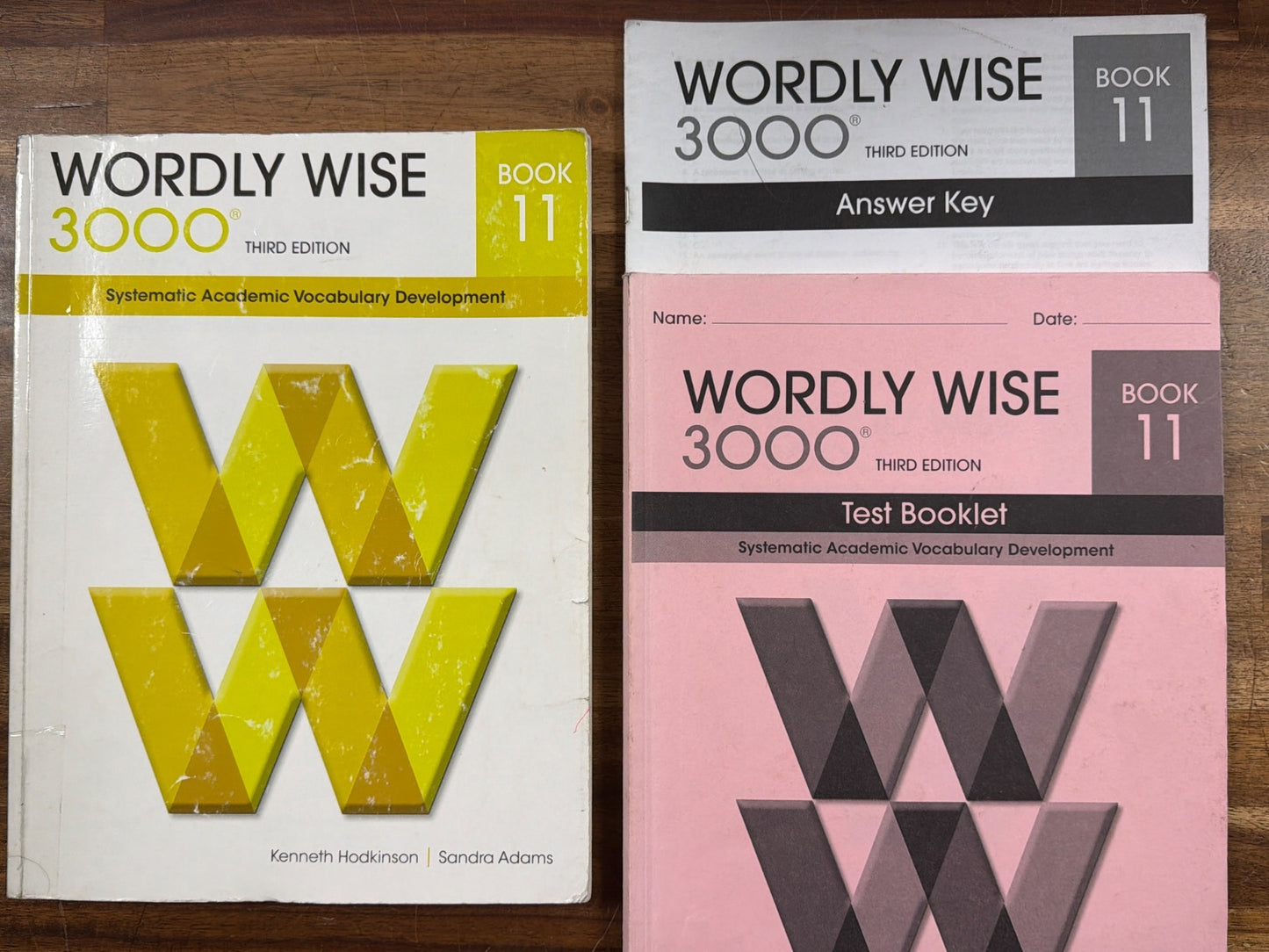 Wordly Wise 3000 Book 11 3rd Ed Set + Answer Key & Tests