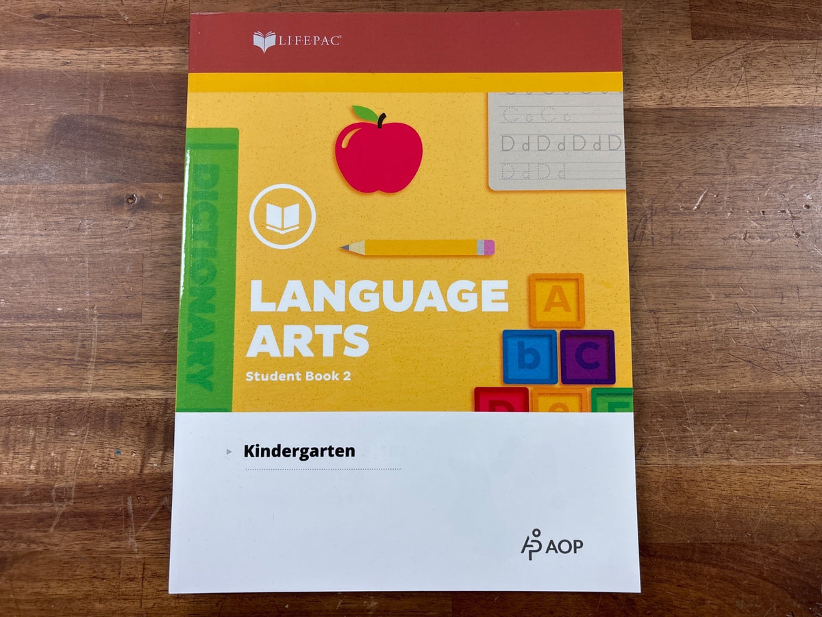 Lifepac Language Arts Kindergarten Student Book 2 — front cover