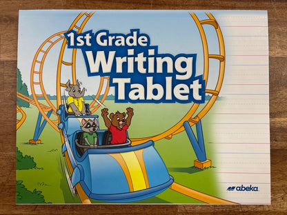 Abeka 1st Grade Writing Tablet Handwriting Paper — front cover