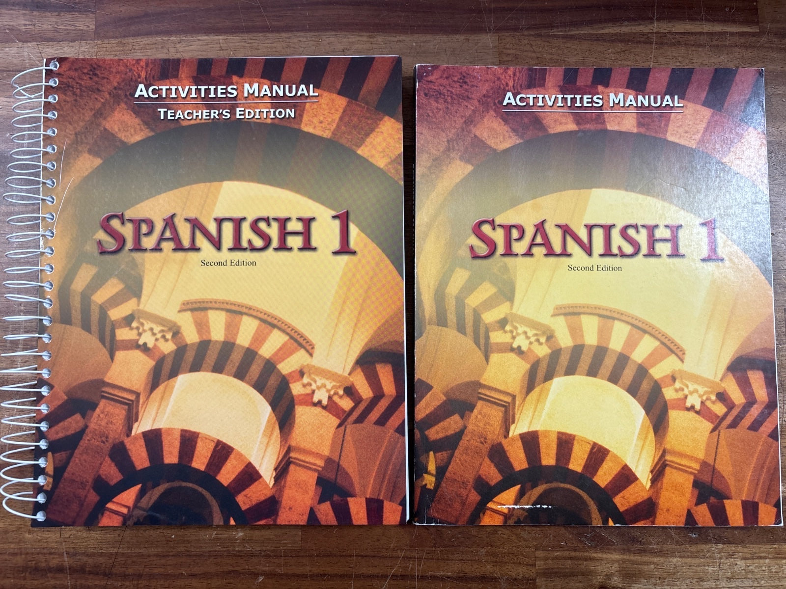 BJU Press Spanish 1 Activities Manual & Teacher's Edition Set — front cover