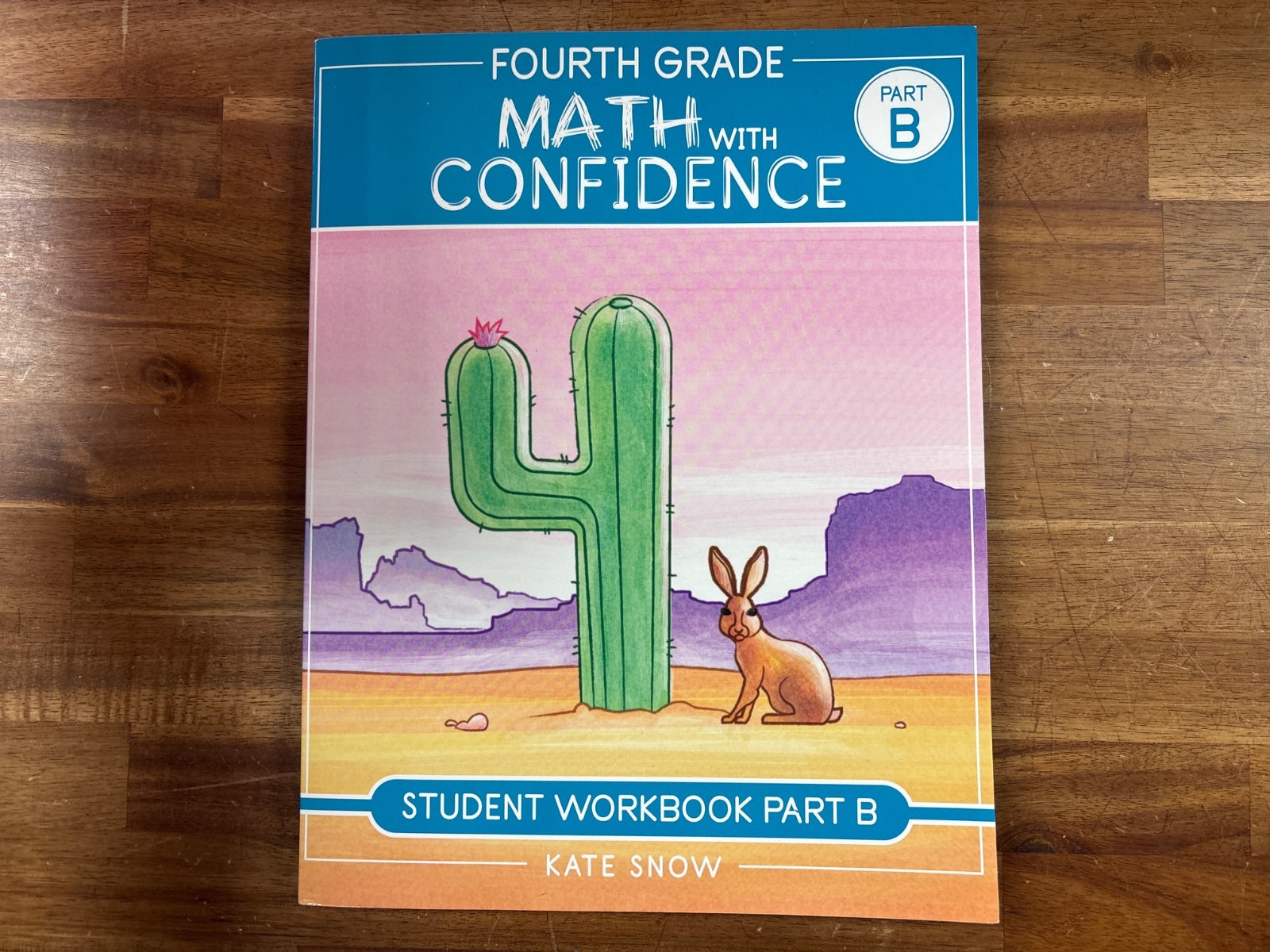 Math with Confidence Fourth Grade Part B Student Workbook — front cover