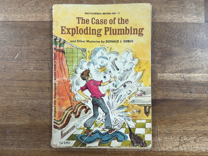 Encyclopedia Brown No. 11 Case of Exploding Plumbing Sobol