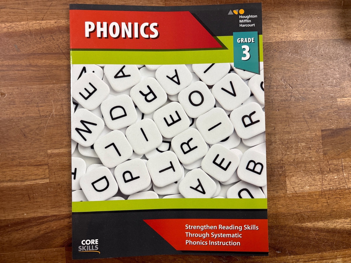 Houghton Mifflin Harcourt Core Skills Phonics Grade 3