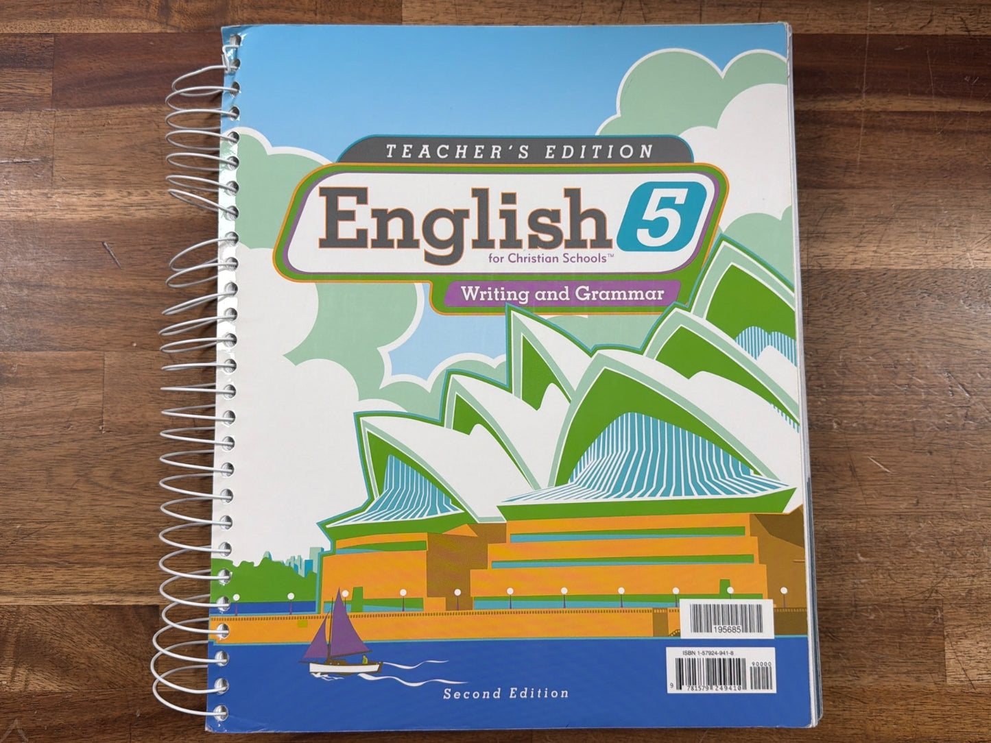 BJU Press English 5 Teacher's Edition Writing & Grammar 2nd Ed