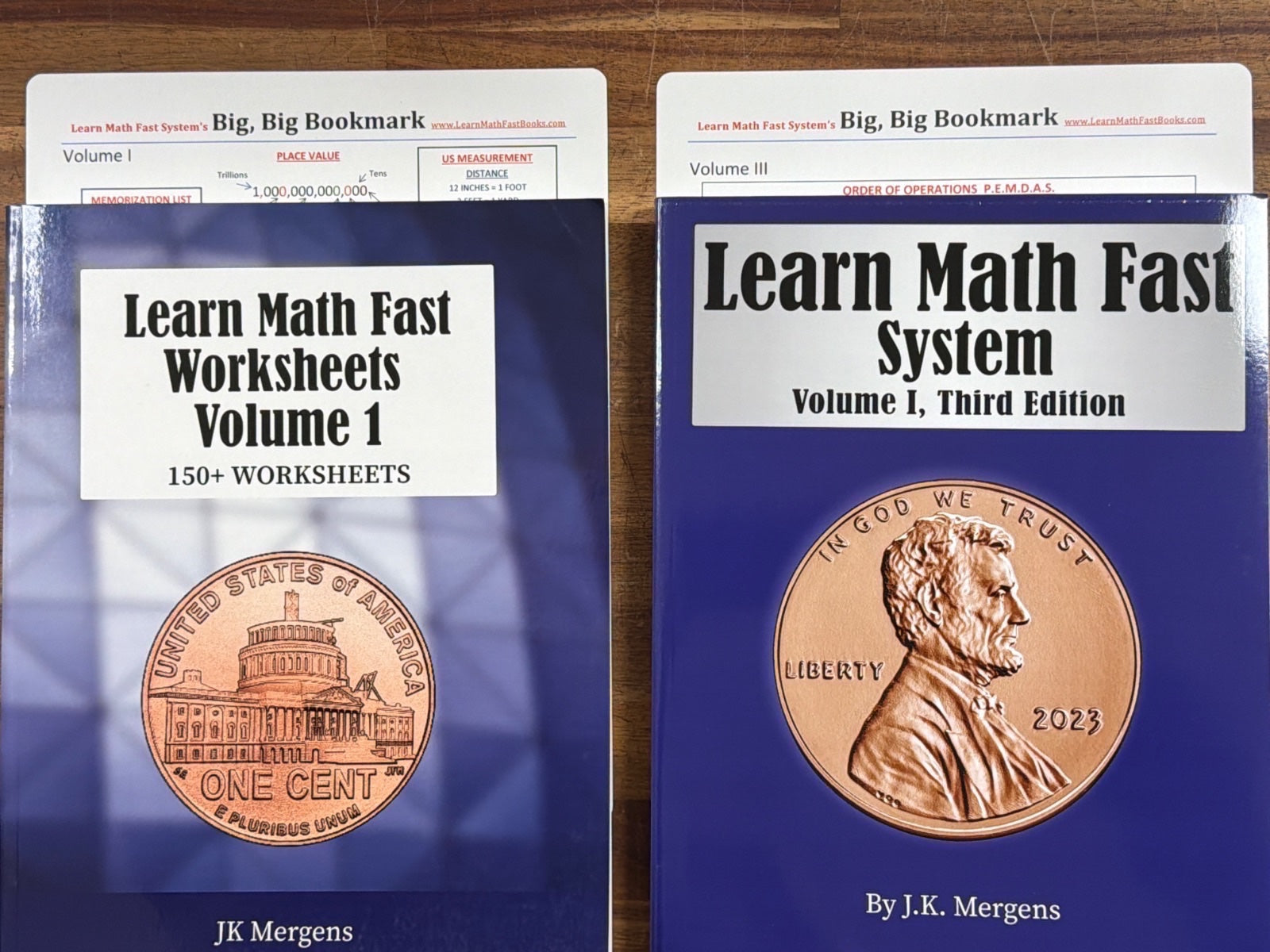 Learn Math Fast System Vol I 3rd Ed & Worksheets Vol 1